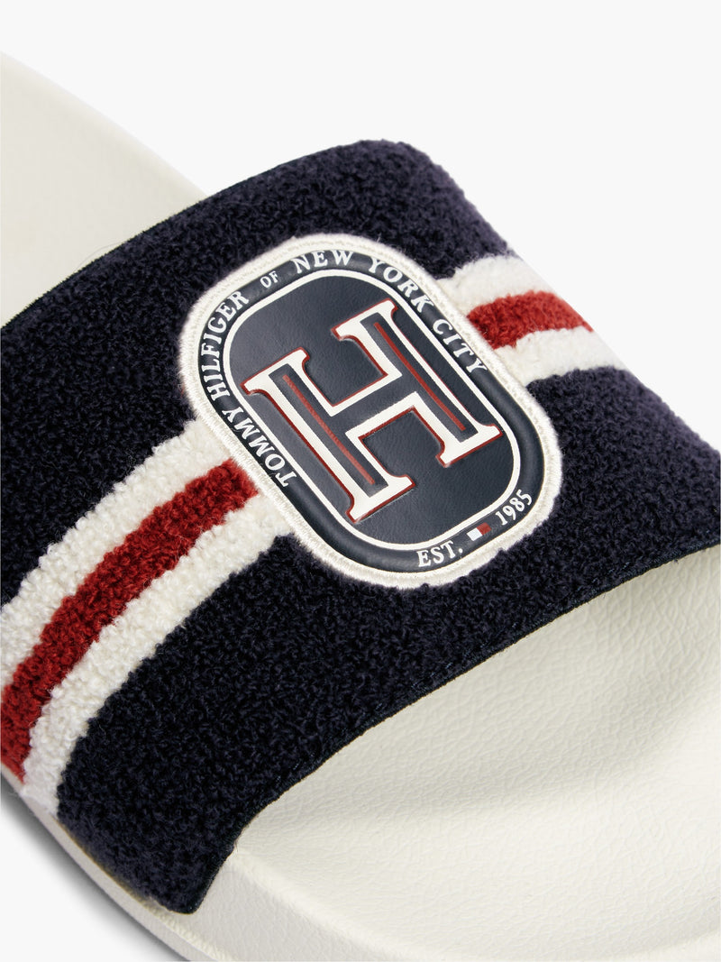 Men Hilfiger Towelling Slider