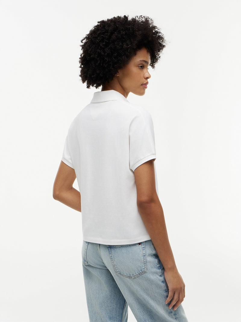 Solid Regular Fit Half Sleeve Pique Polo