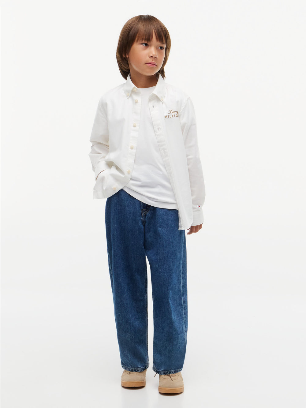 Kids Oxford Stretch Shirt