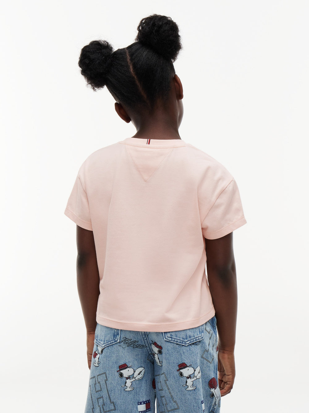 Kids Peanut Graphic Stretch T-Shirt Whimsy Pink