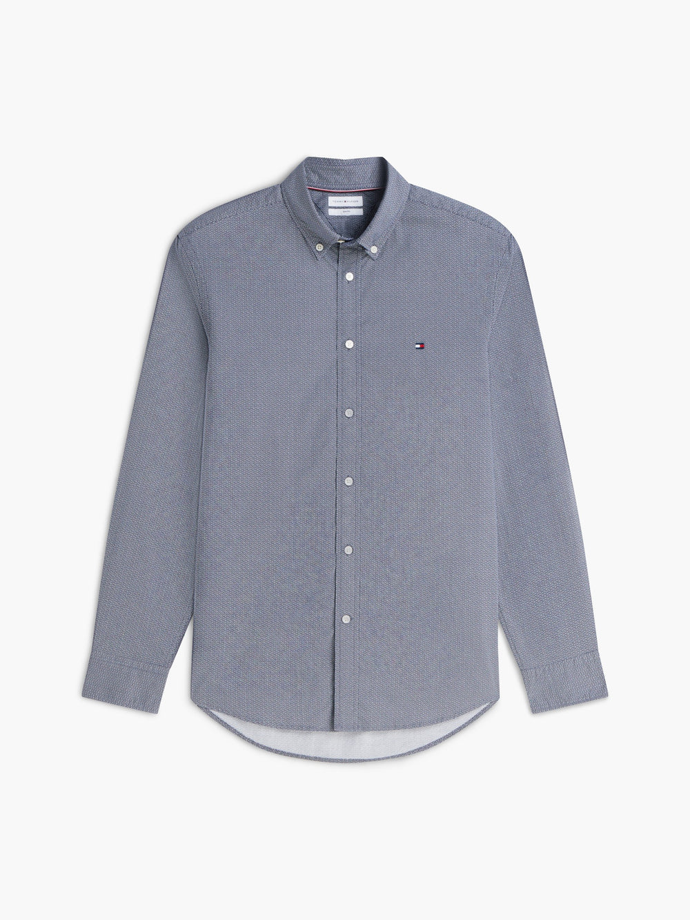 Slim Fit Print Poplin Shirt