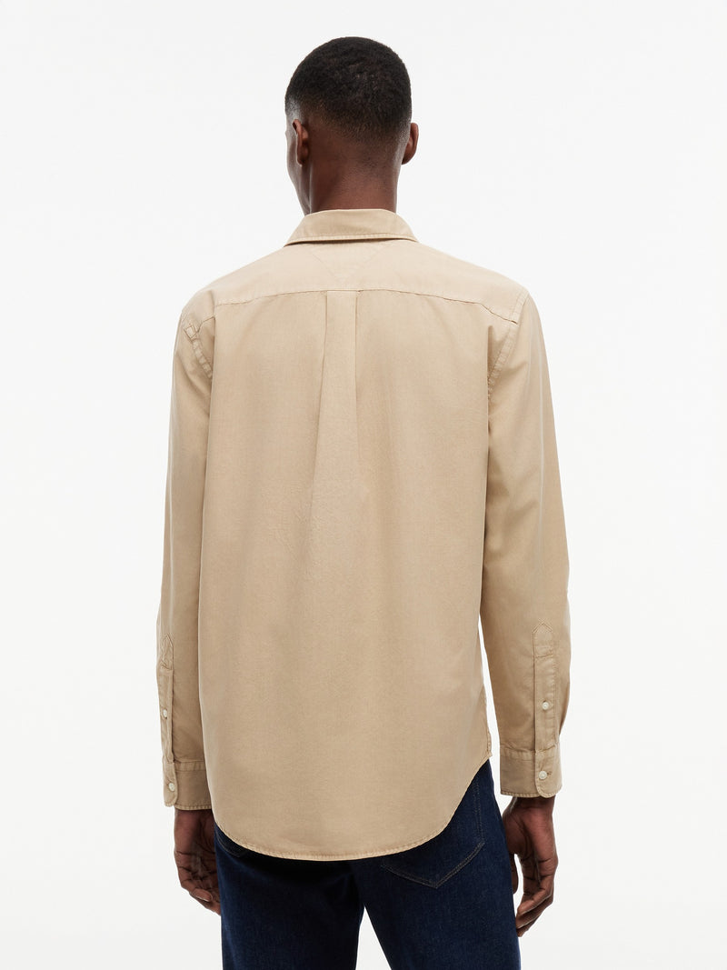 Regular Fit Solid Poplin Shirt