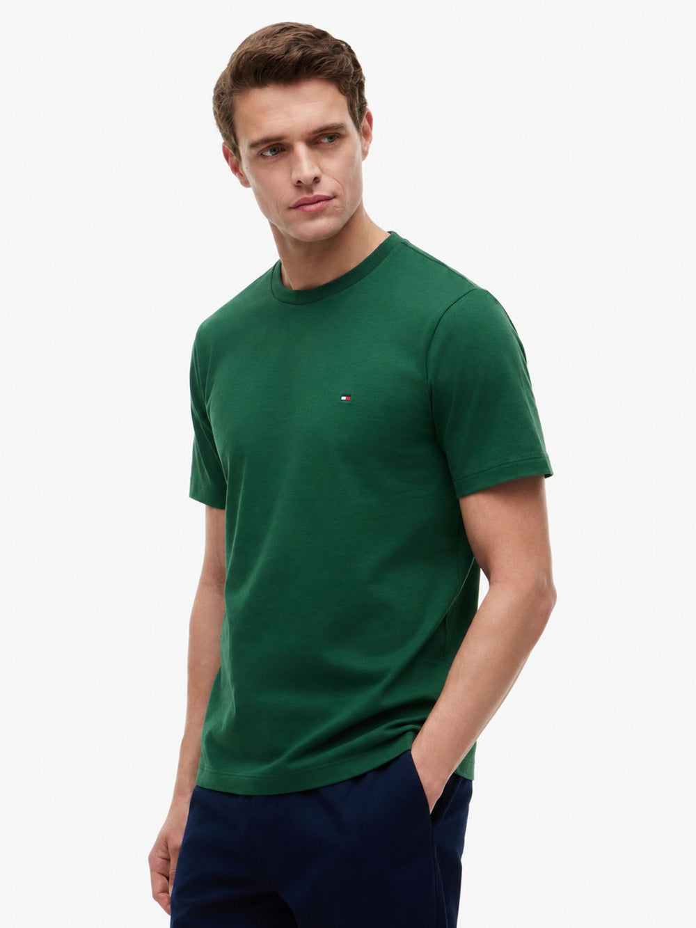 Regular Fit Solid Tshirt