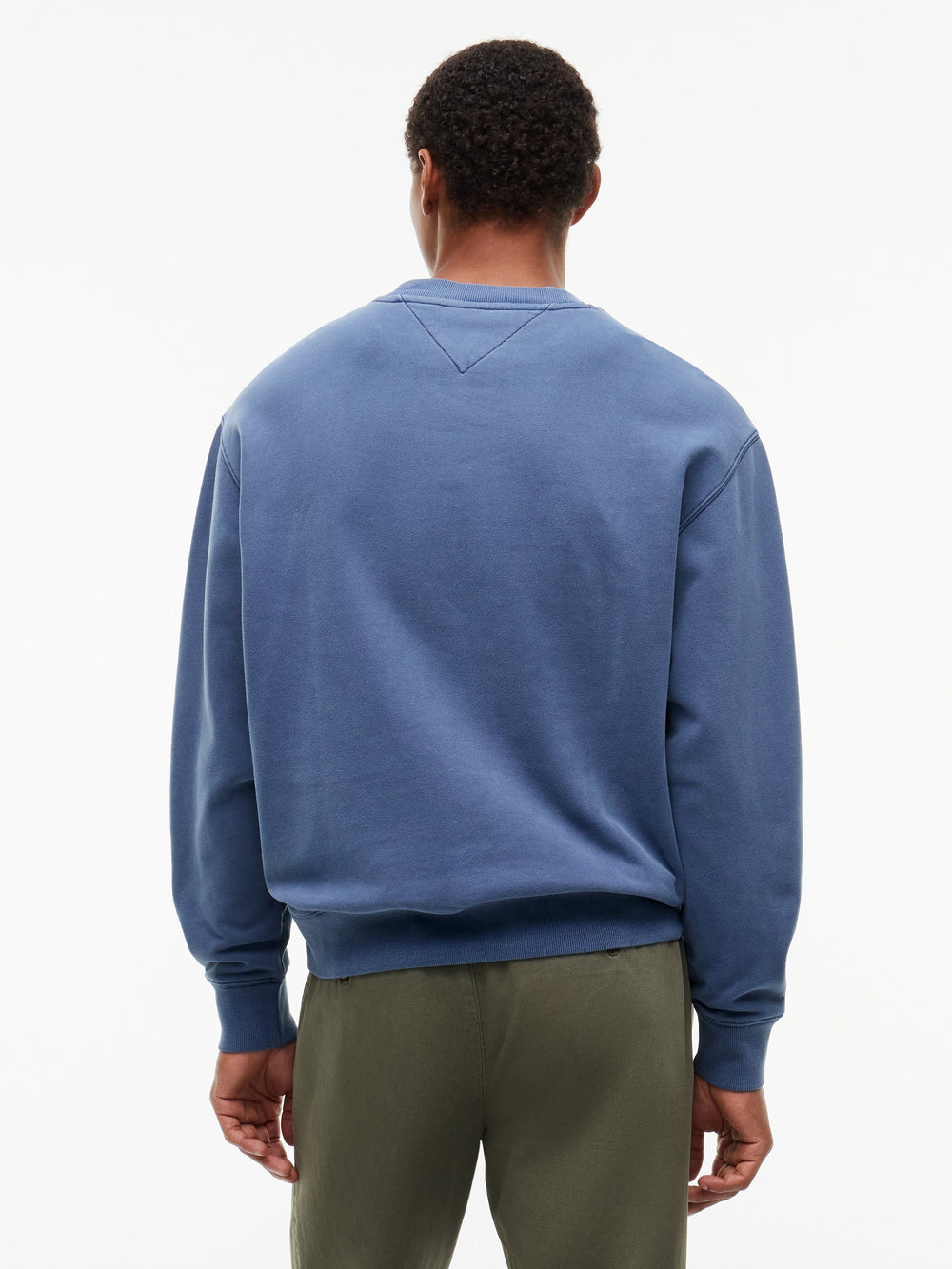 Relaxed Fit Terry Crew Neck Sweatshirt