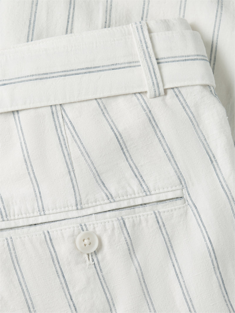 Grand Loose Pleated Linen Trouser