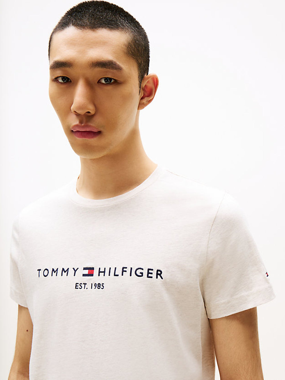 Slim Fit Chest Logo Jersey Tshirt