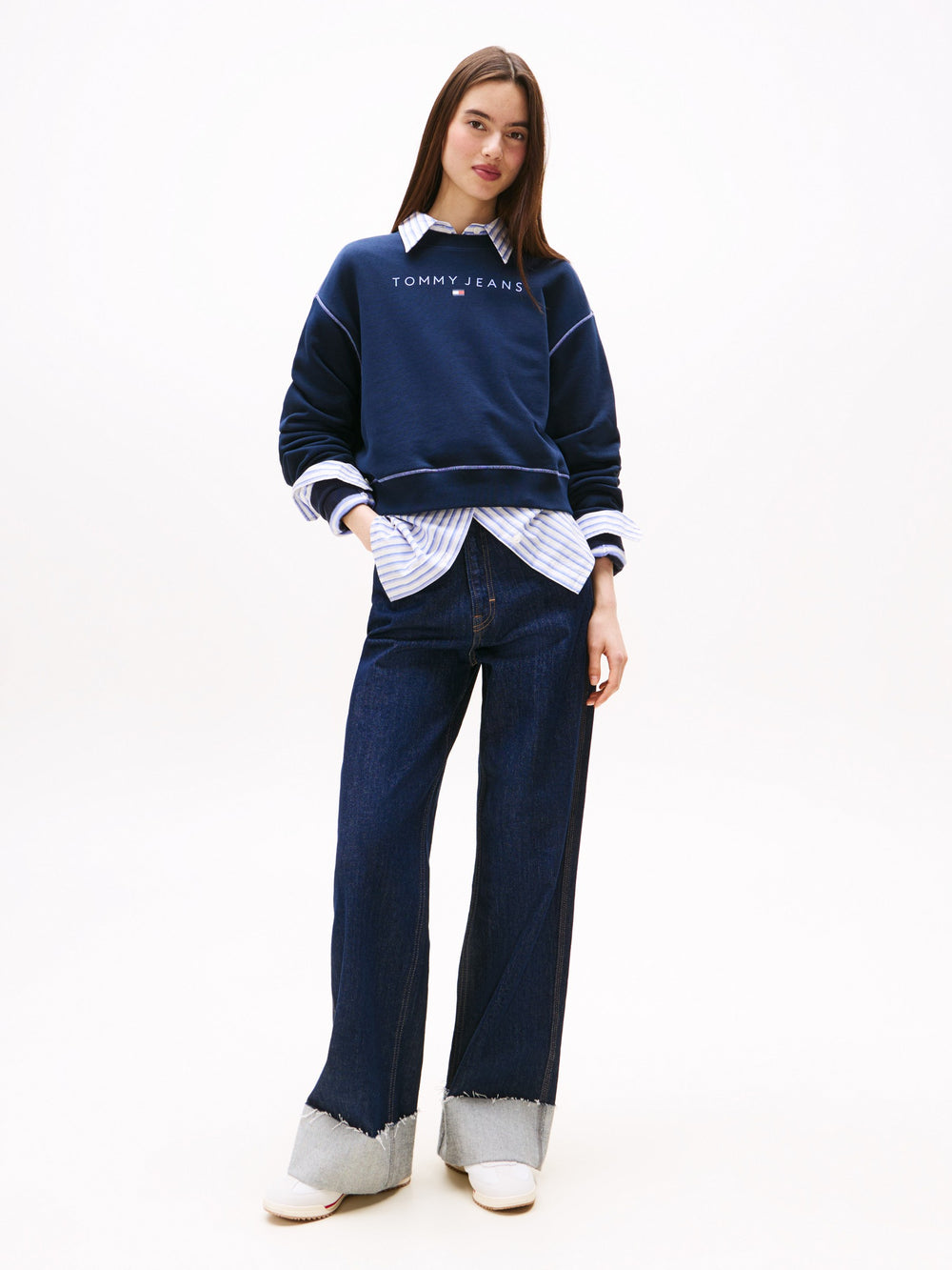 Relaxed Fit Fleece Pullover