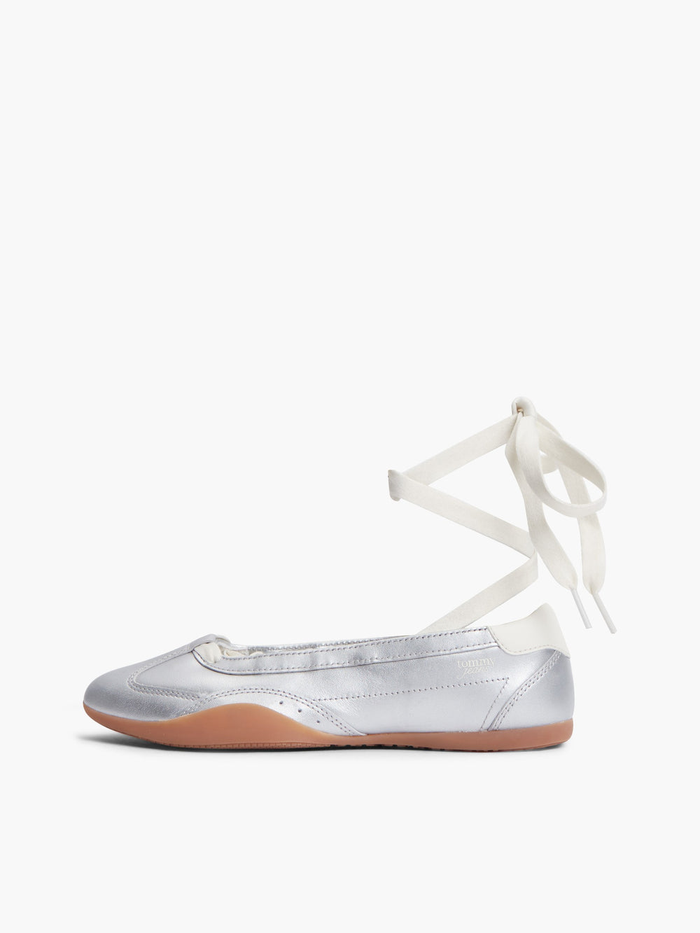 Women Metallic Print Ballerina