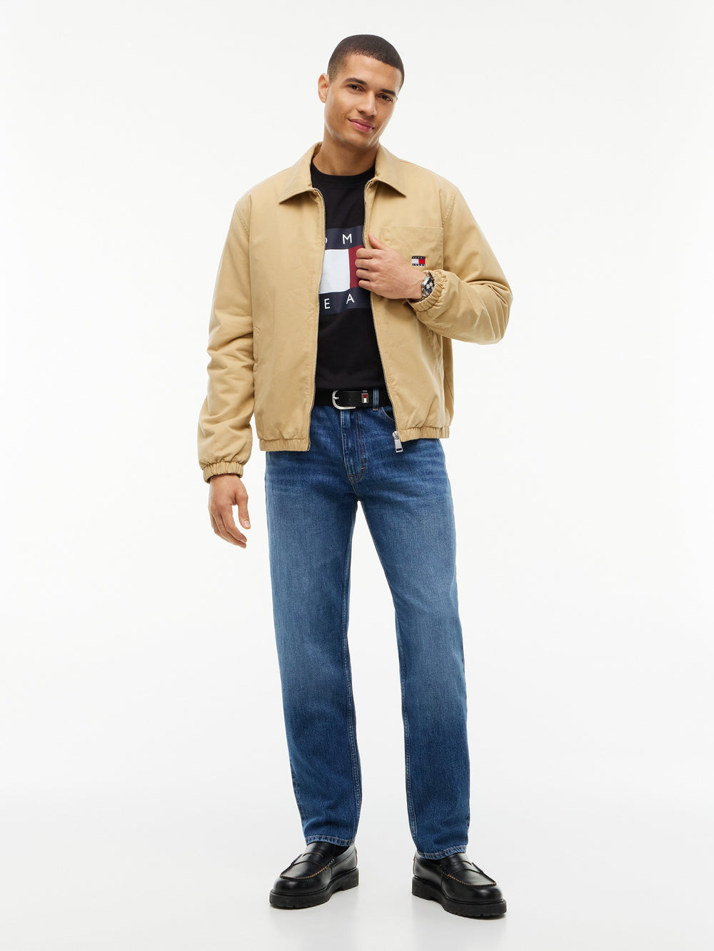 Men Sonny Regular Tapered Mid Wash Jeans
