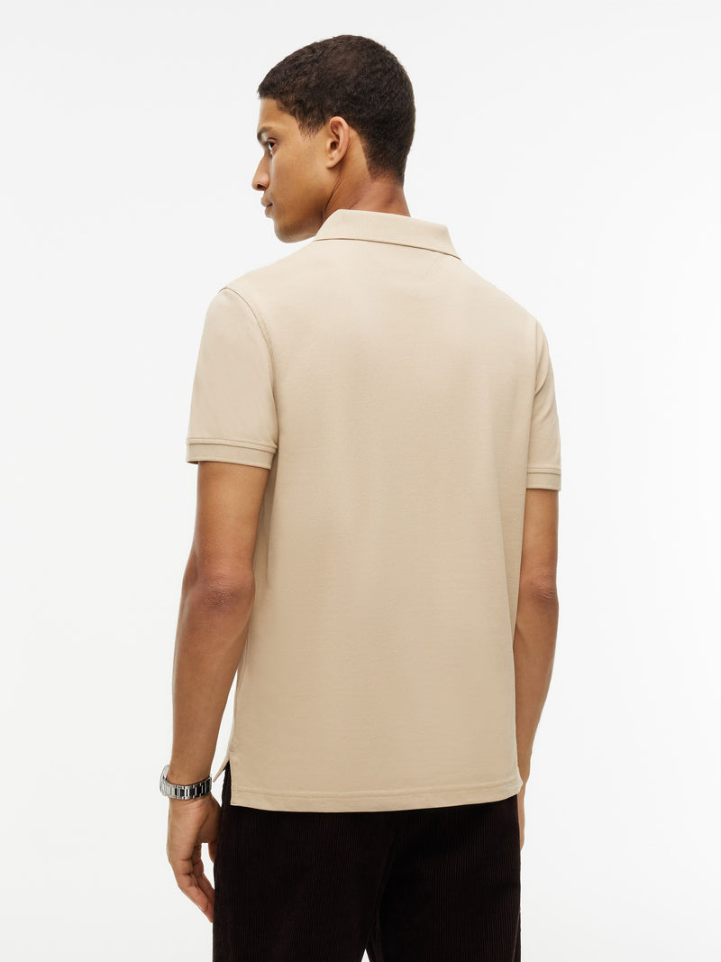Regular Fit Solid Pique Polo