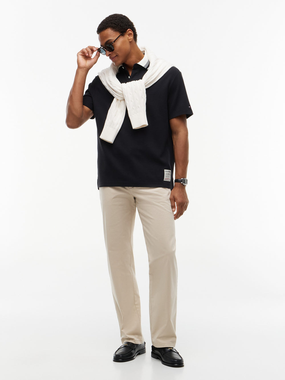 Regular Fit Textured Polo