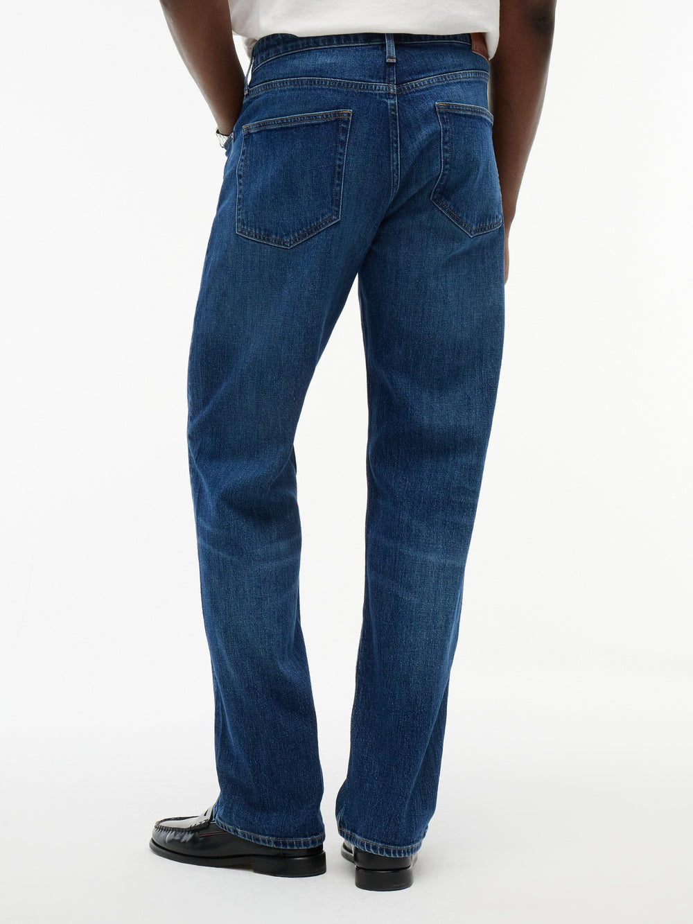 Men Otis Regular Straight Dark Wash Jeans