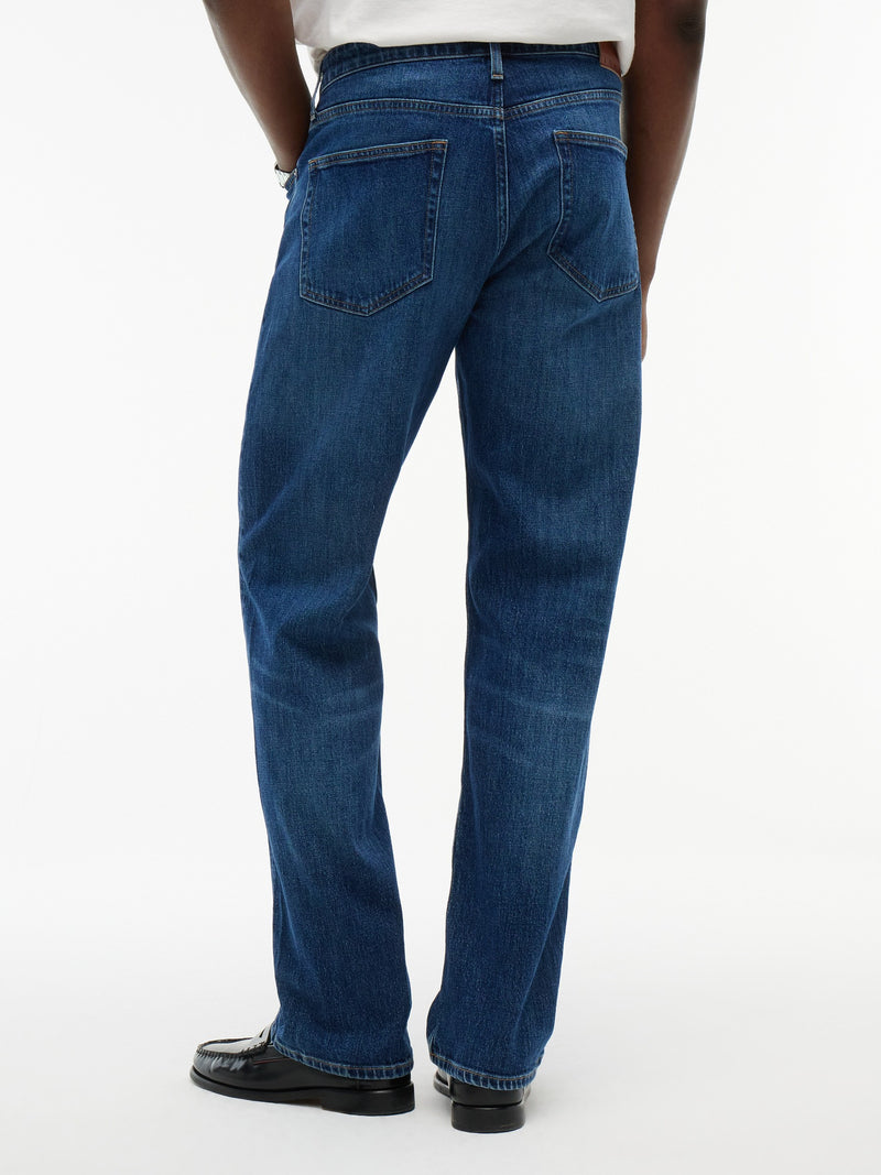 Men Otis Regular Straight Dark Wash Jeans