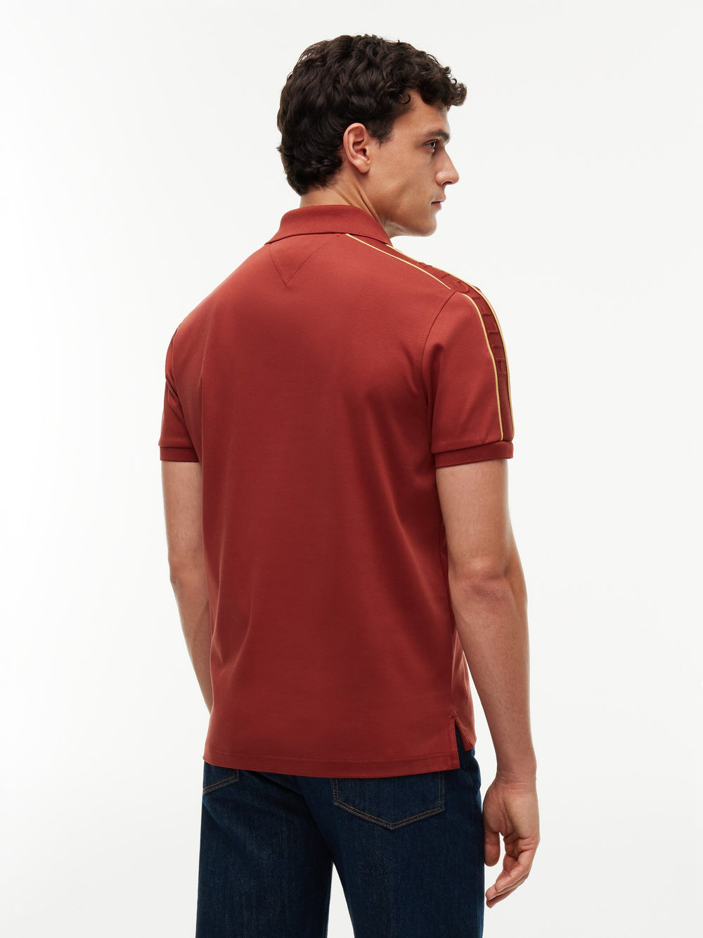 Regular Fit Shoulder Tape Interlock Polo