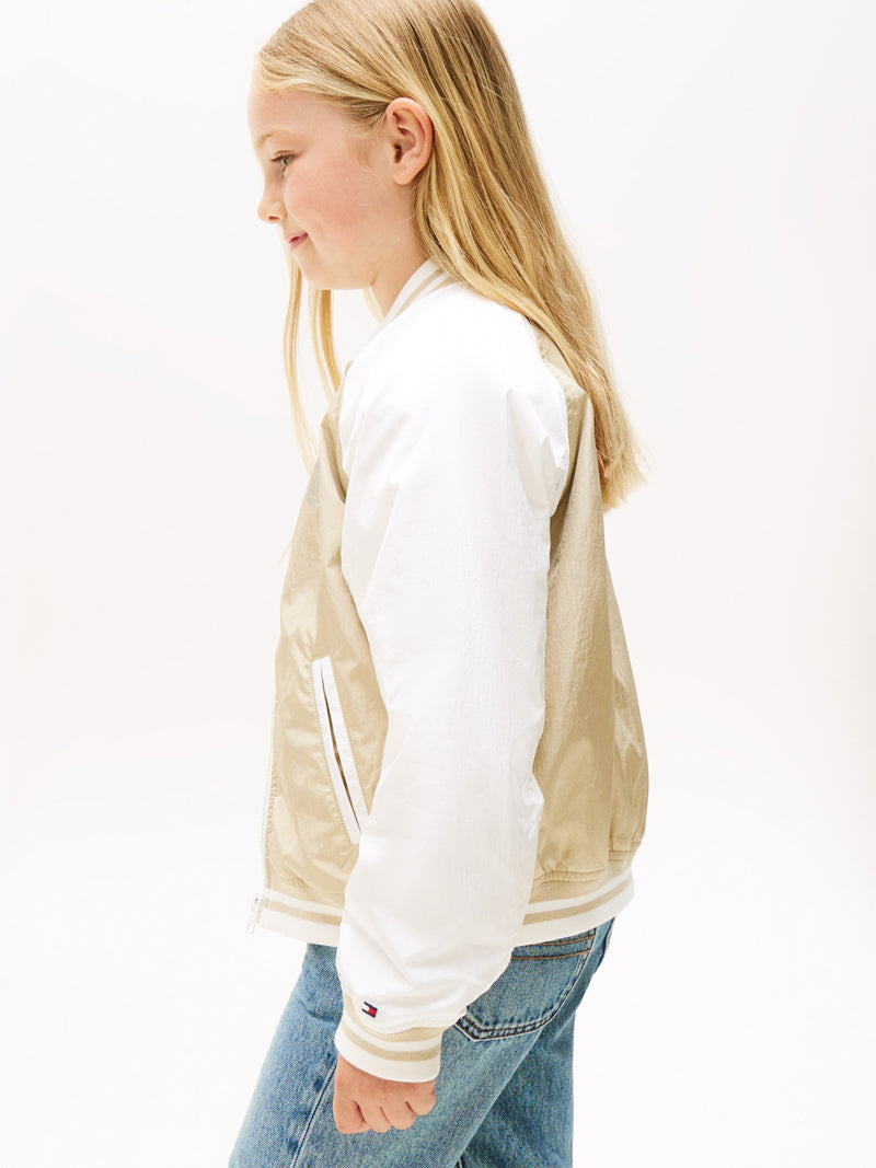 Kids Colorblock Bomber Jacket