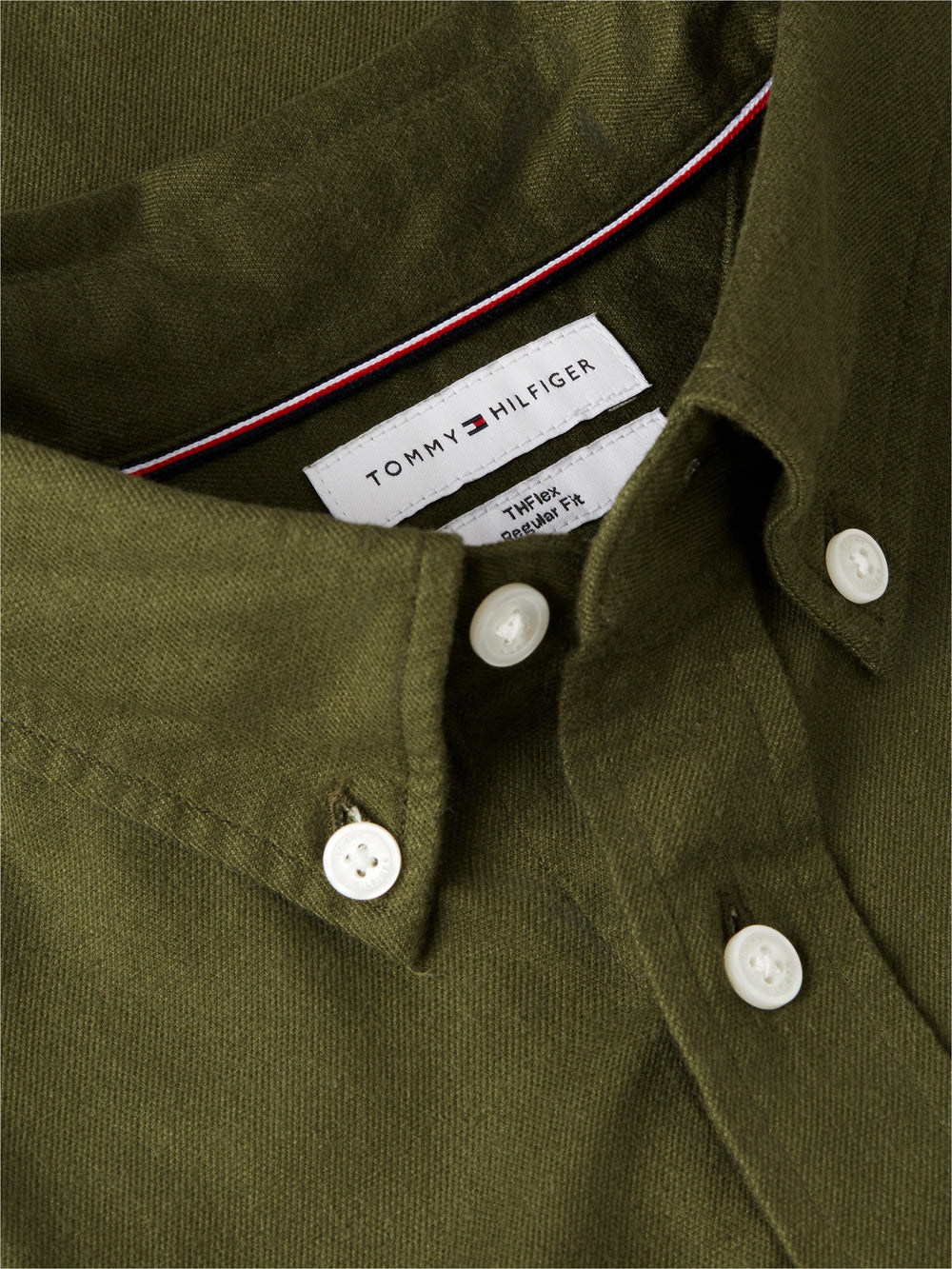 Regular Fit Solid Flannel Shirt