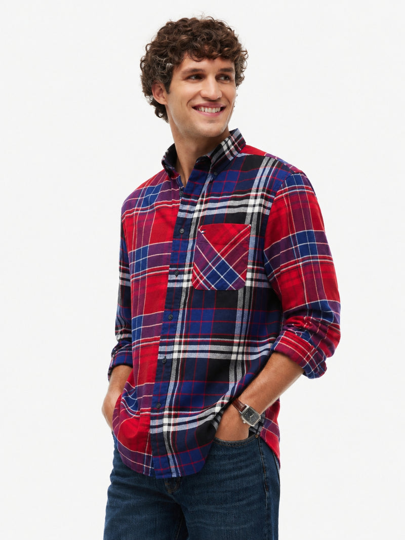 Relaxed Fit Check Flannel Shirt