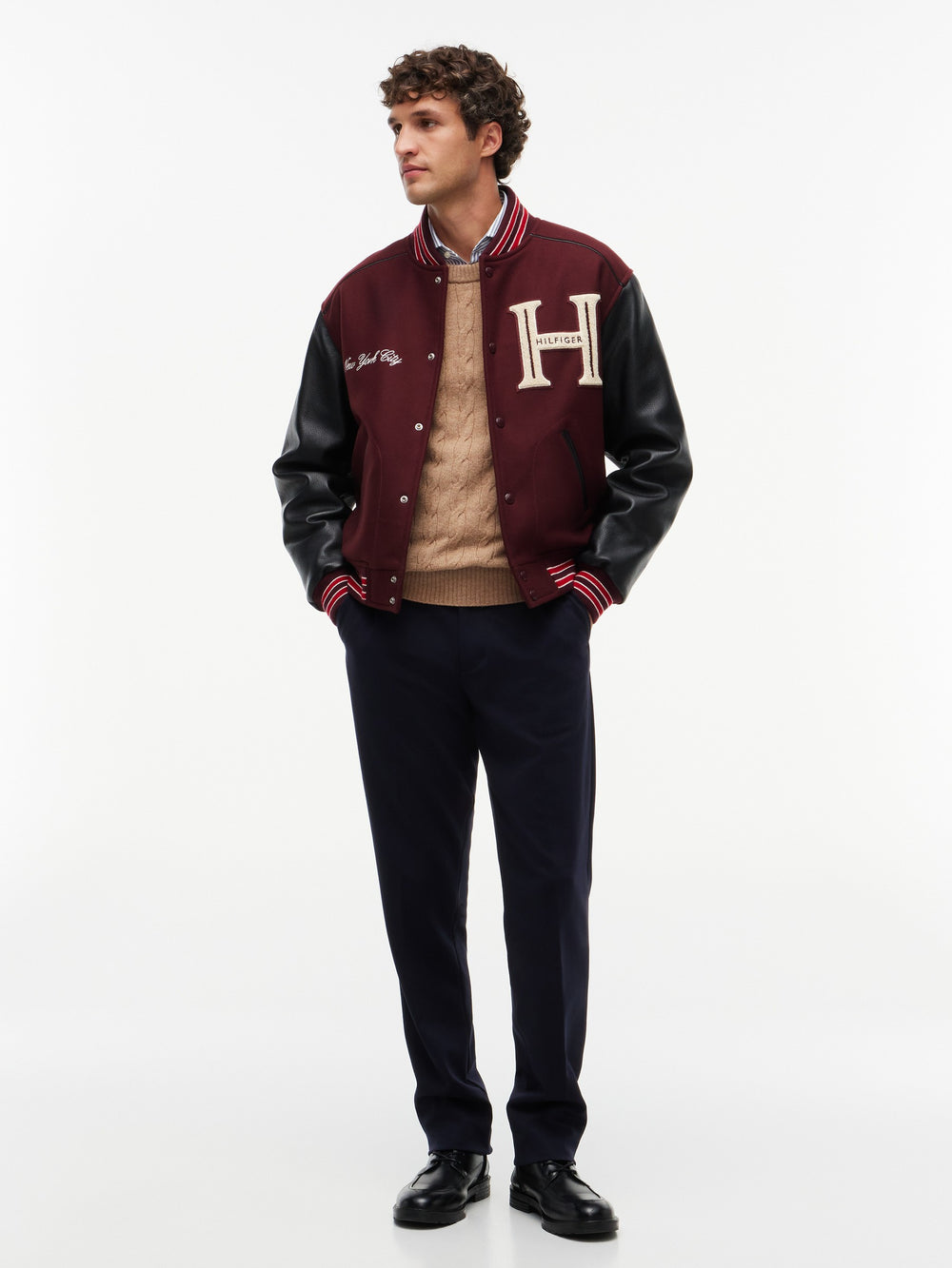 Regular Fit Leather Jacket