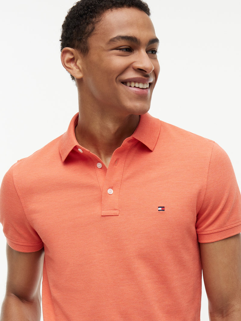 Slim Fit Solid Pique Polo