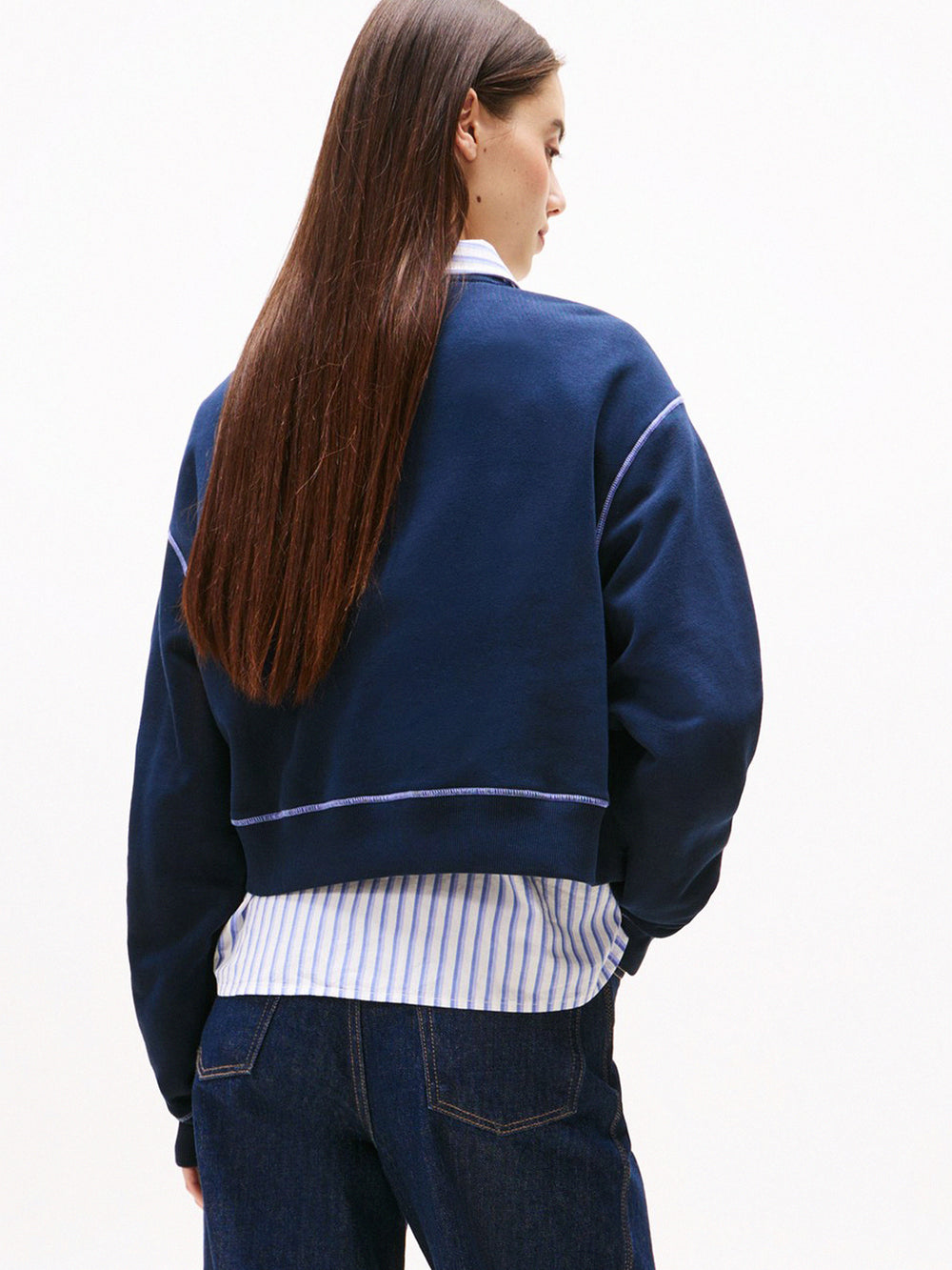 Relaxed Fit Fleece Pullover