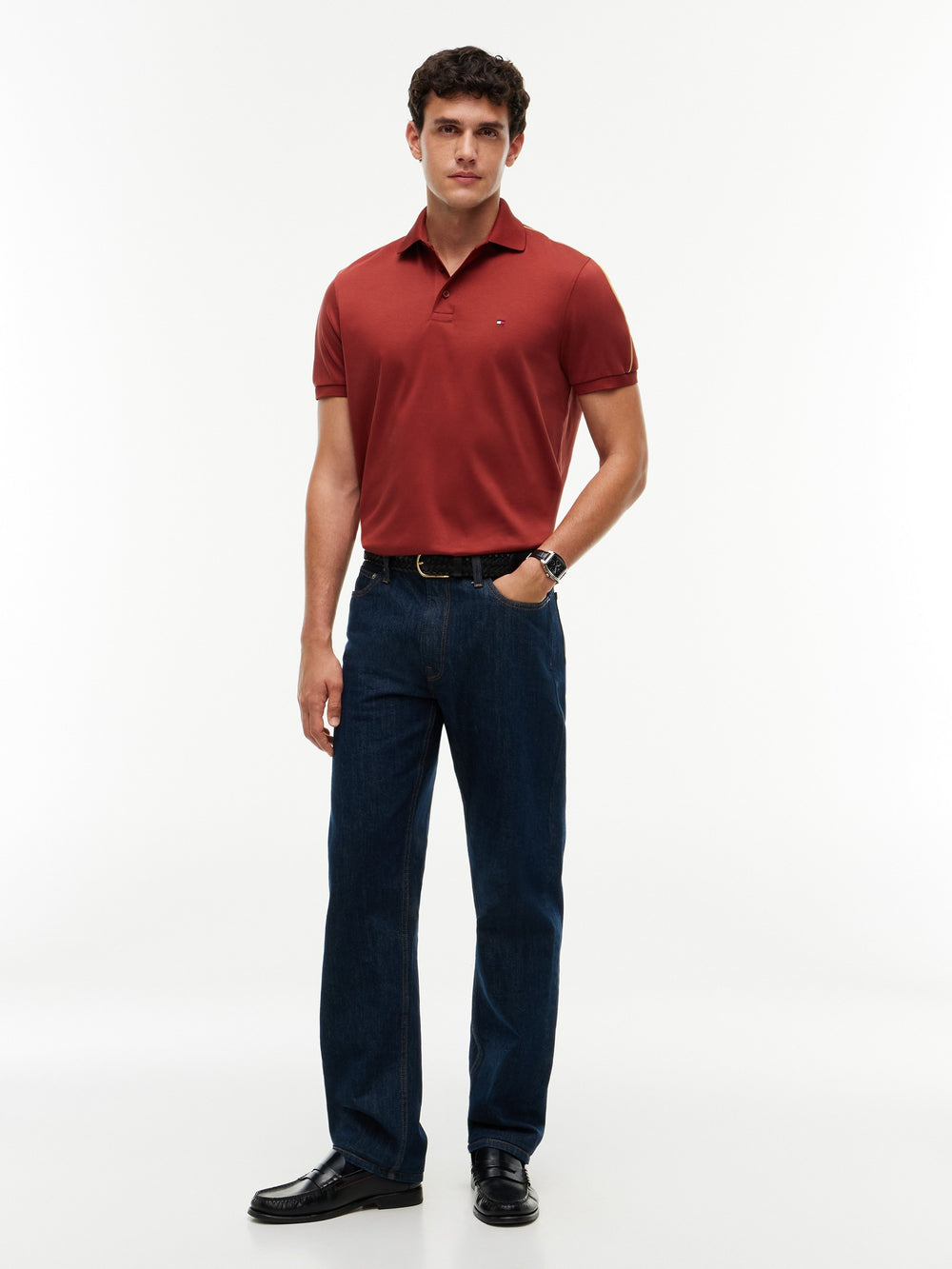 Regular Fit Shoulder Tape Interlock Polo