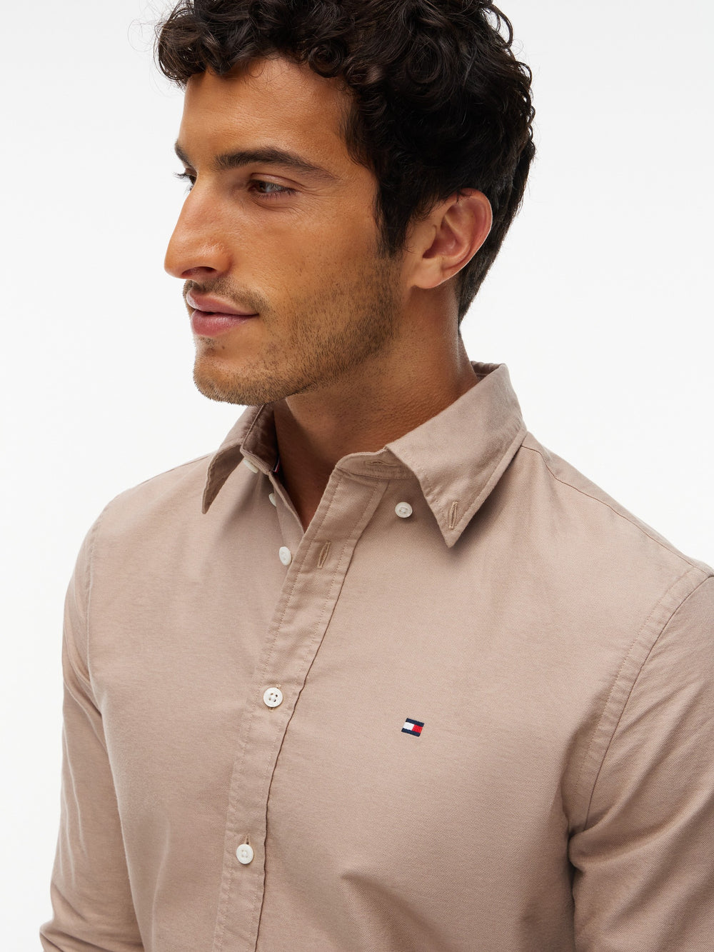 Regular Fit Solid Oxford Shirt