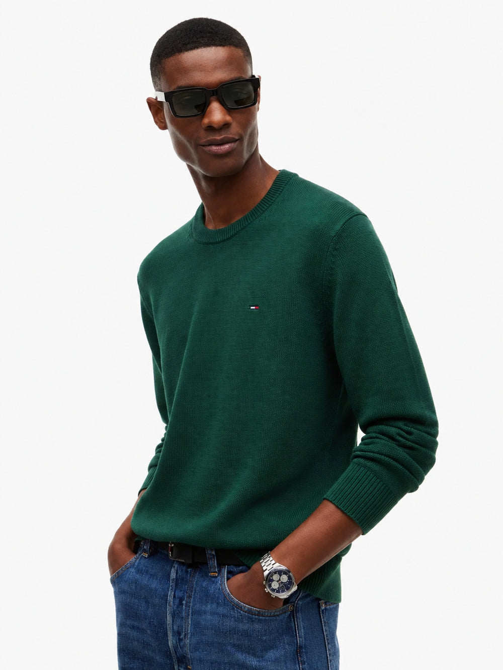 Slim Fit Essential Loose Knit Pullover