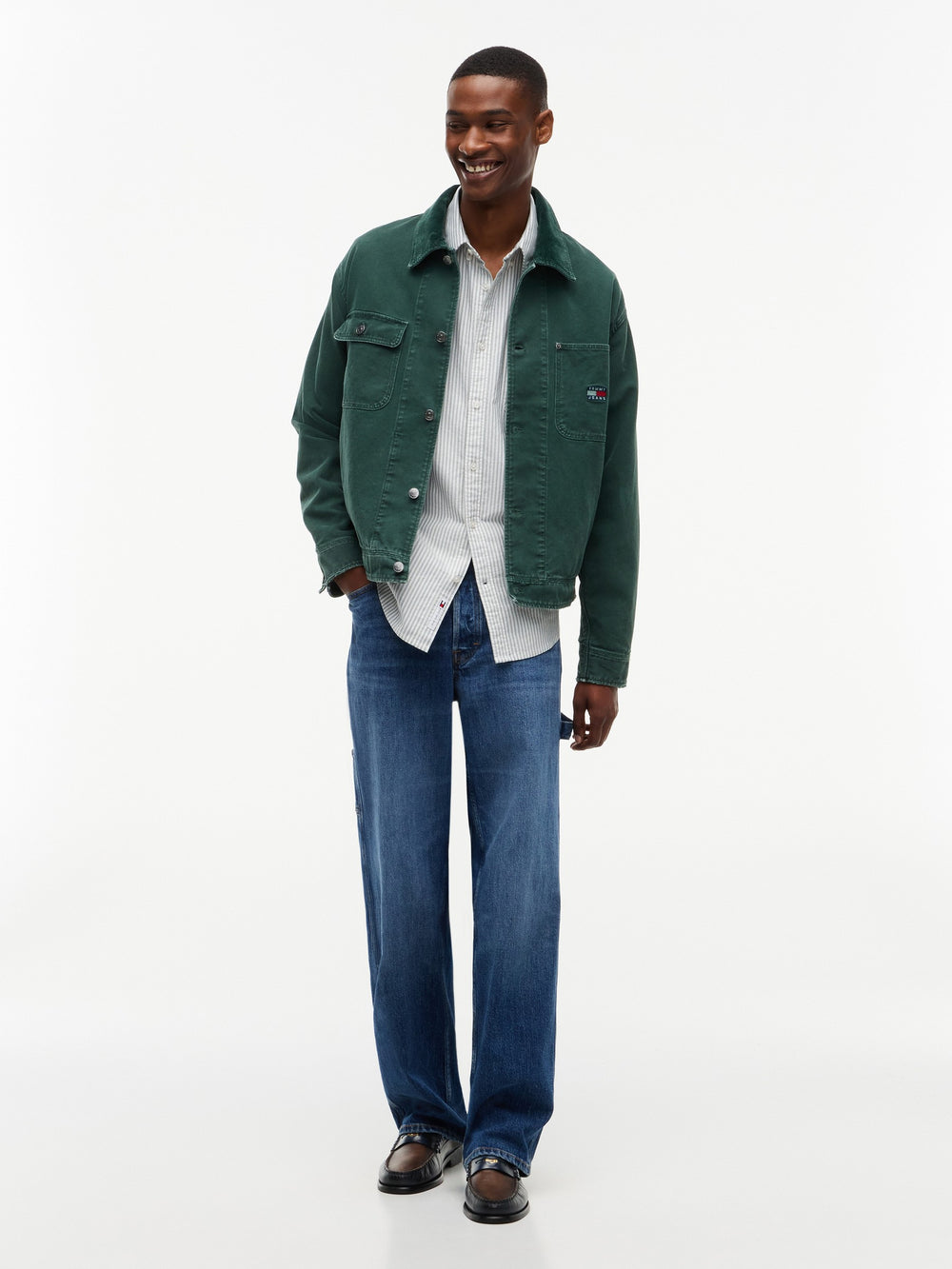 Regular Fit Stripe Oxford Shirt