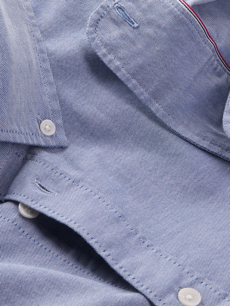 Slim Fit Solid Oxford Shirt