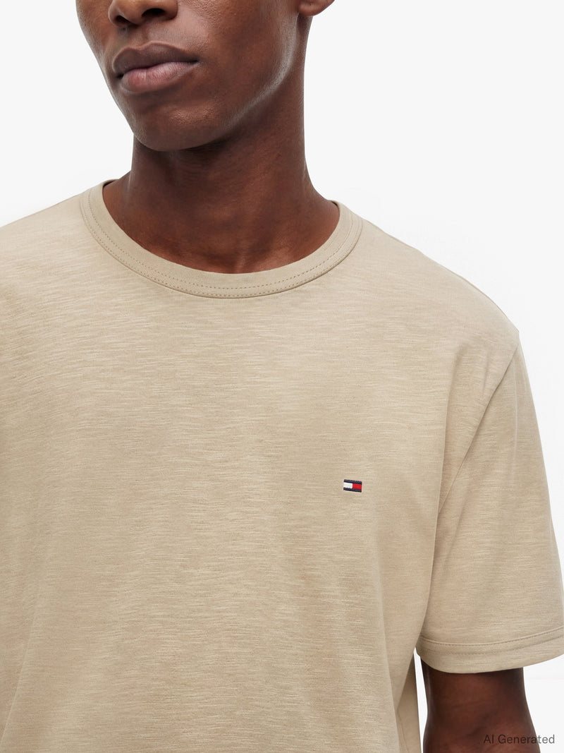 Regular Fit Slub Jersey Tshirt
