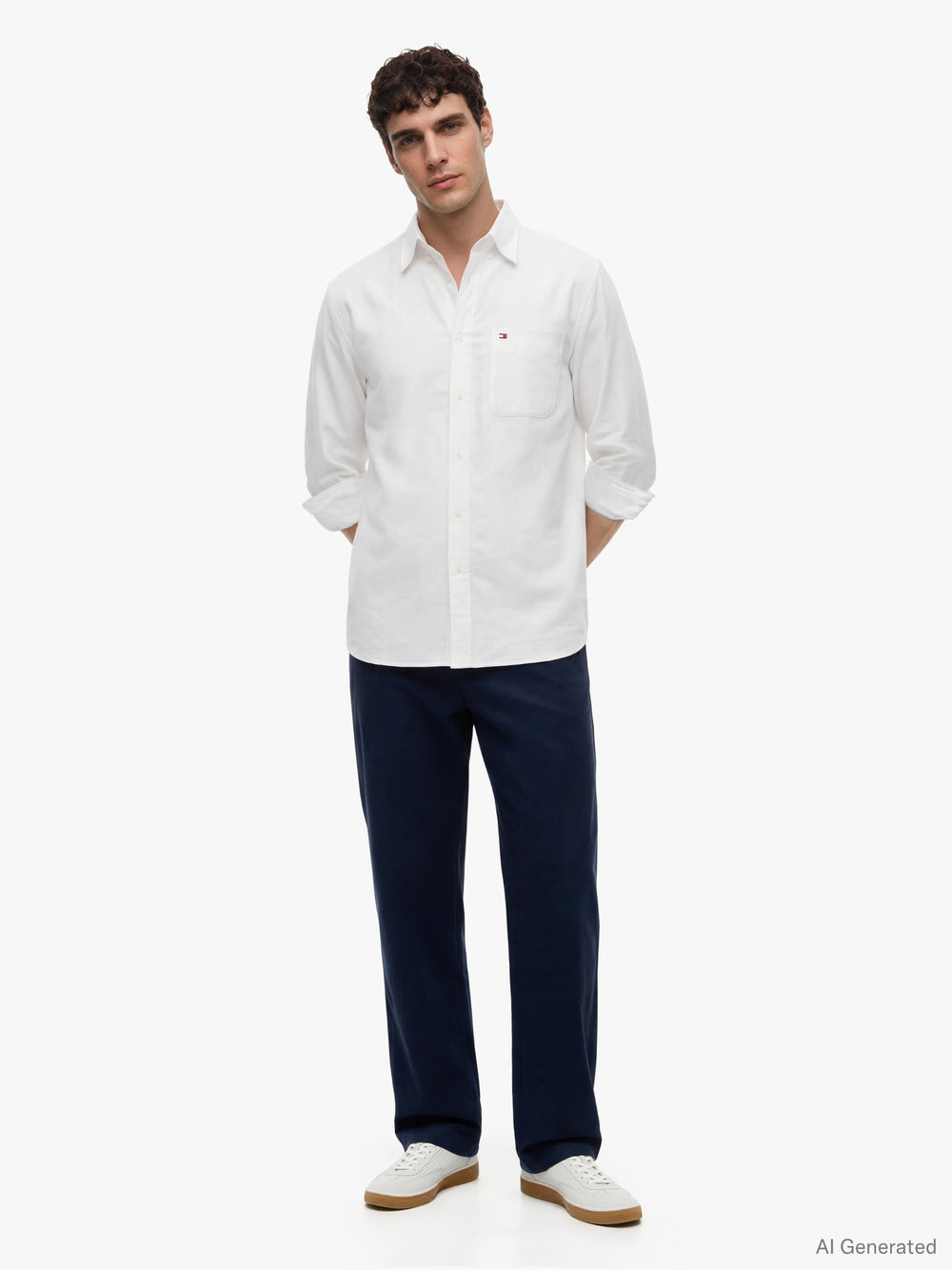 Regular Fit Texture Oxford Shirt