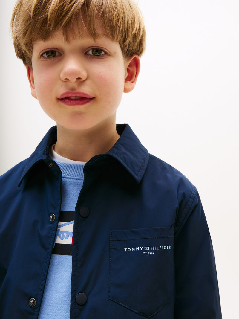 Kids Solid Overshirt