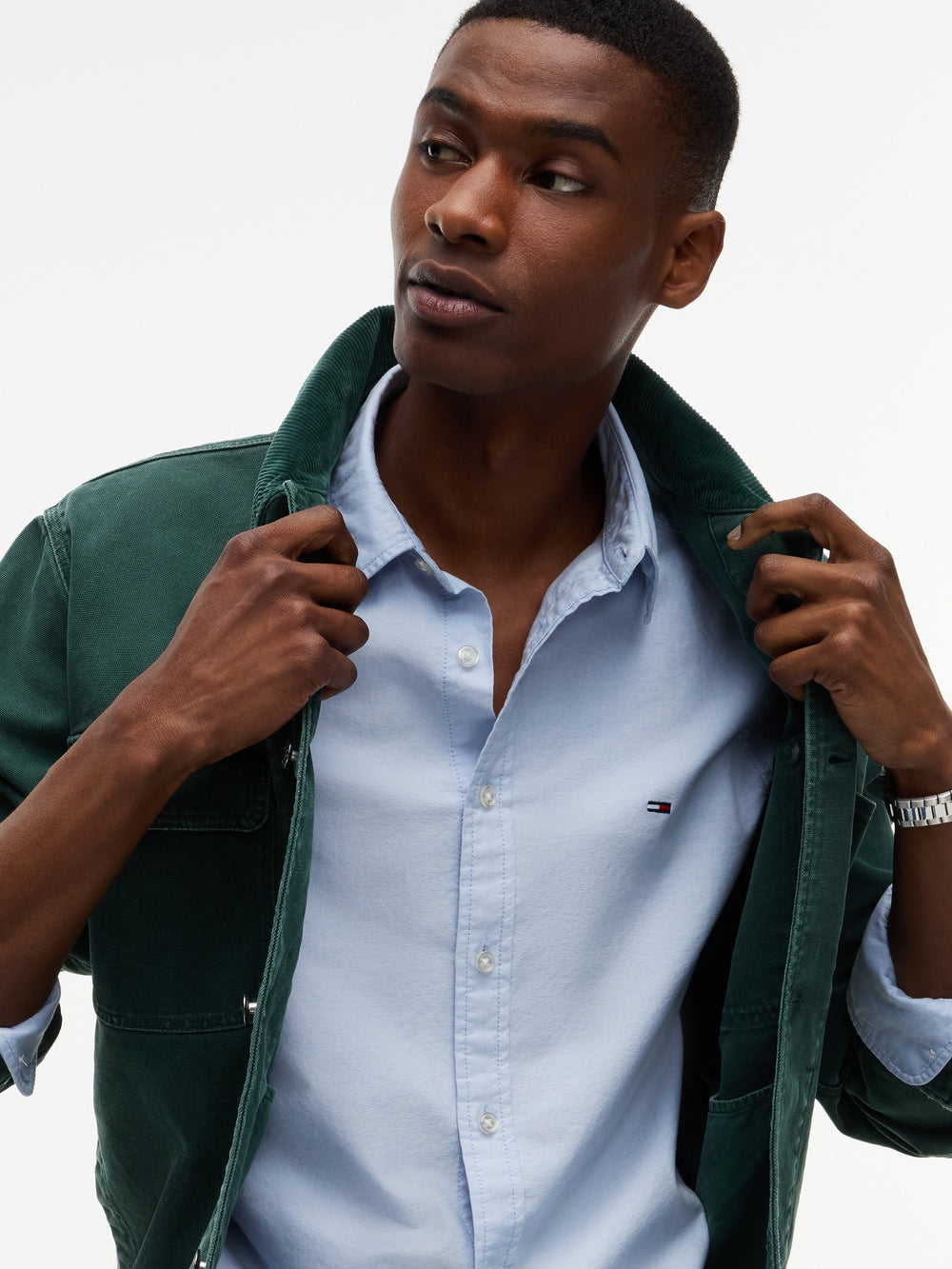 Slim Fit Solid Oxford Shirt