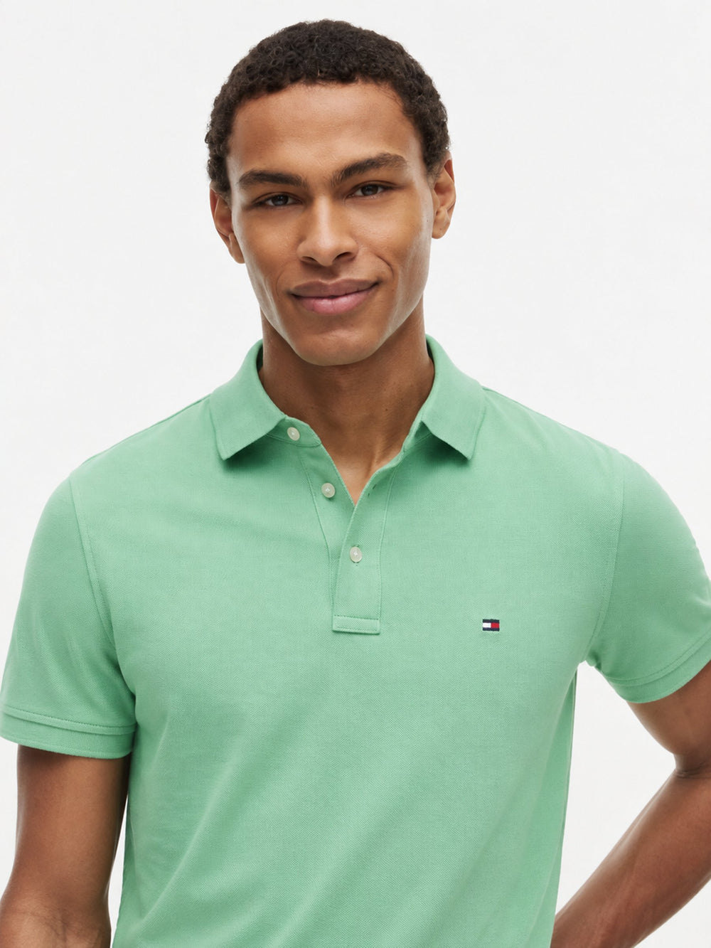 Slim Fit Solid Pique Polo