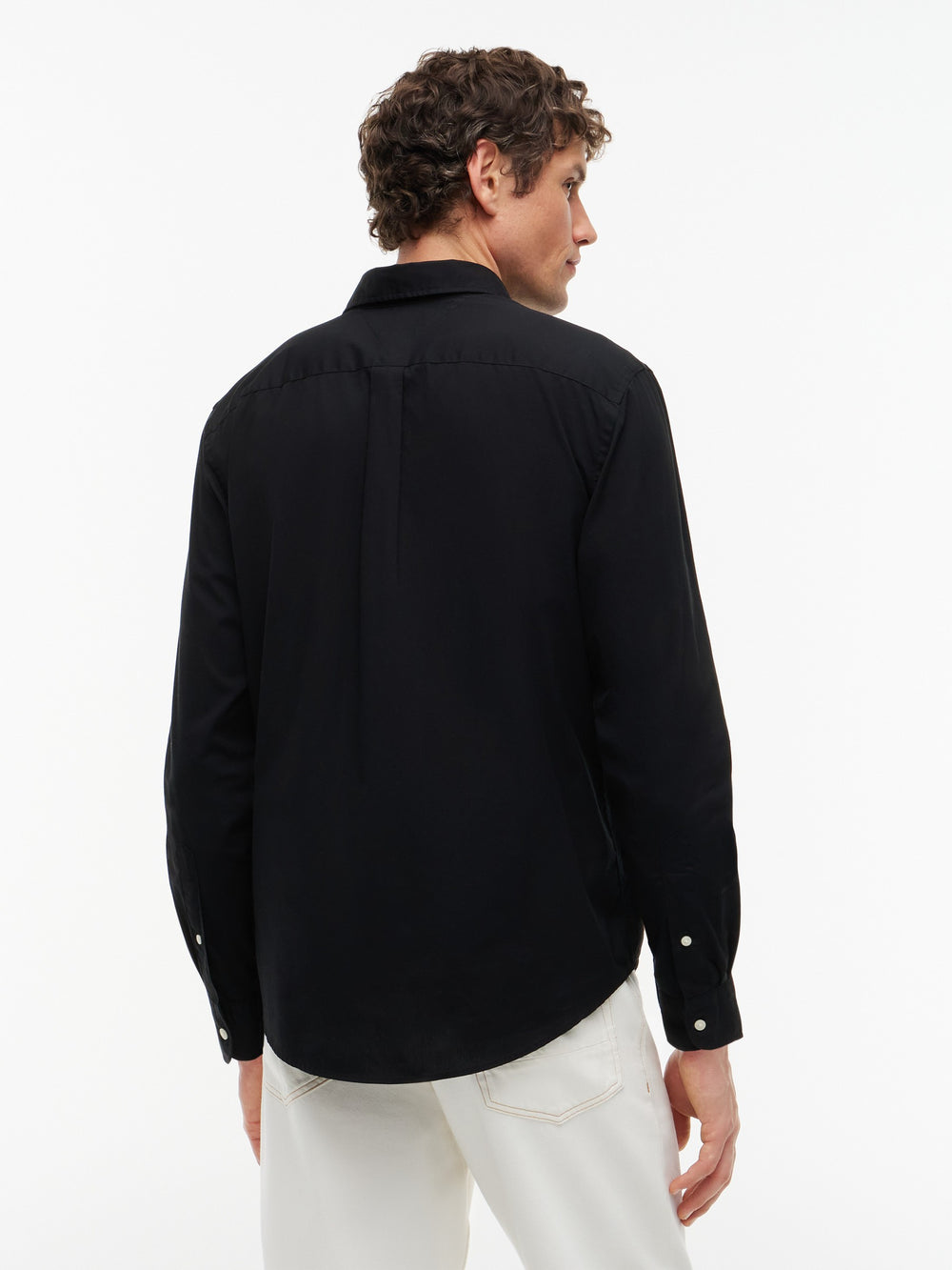 Regular Fit Solid Poplin Shirt