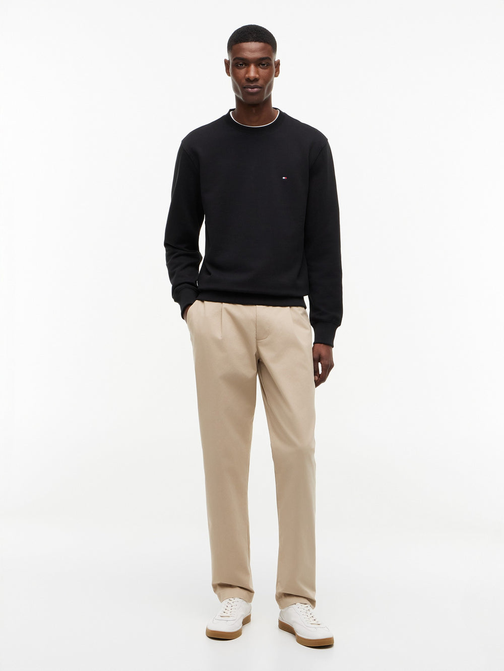 Solid Terry Pullover