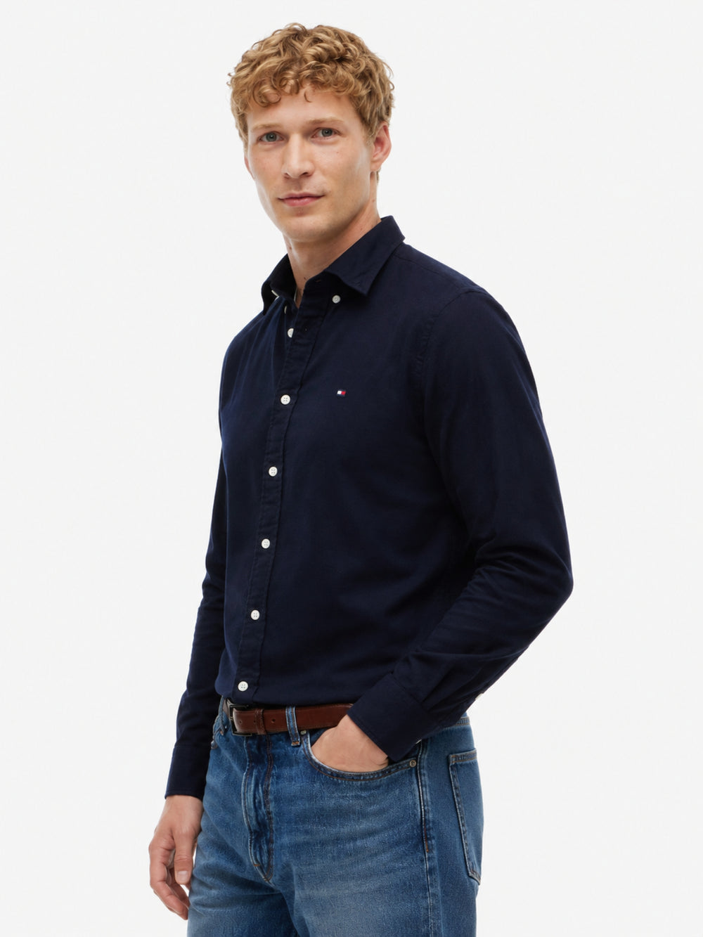Regular Fit Texture Flannel Shirt