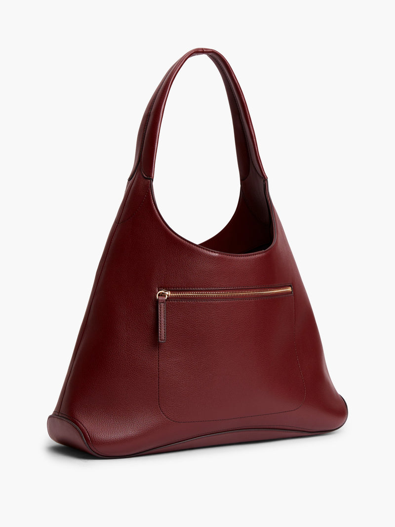 Solid Pu Shoulder Bag