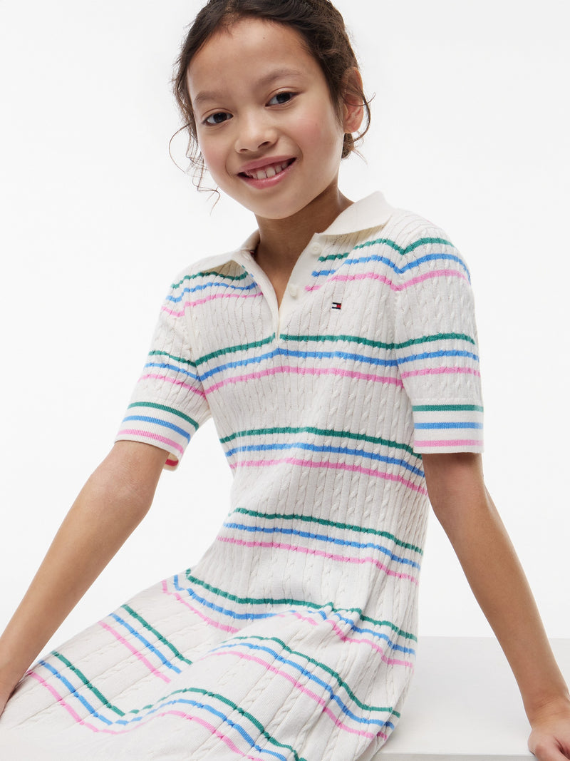Kids Stripe Sweater Dress