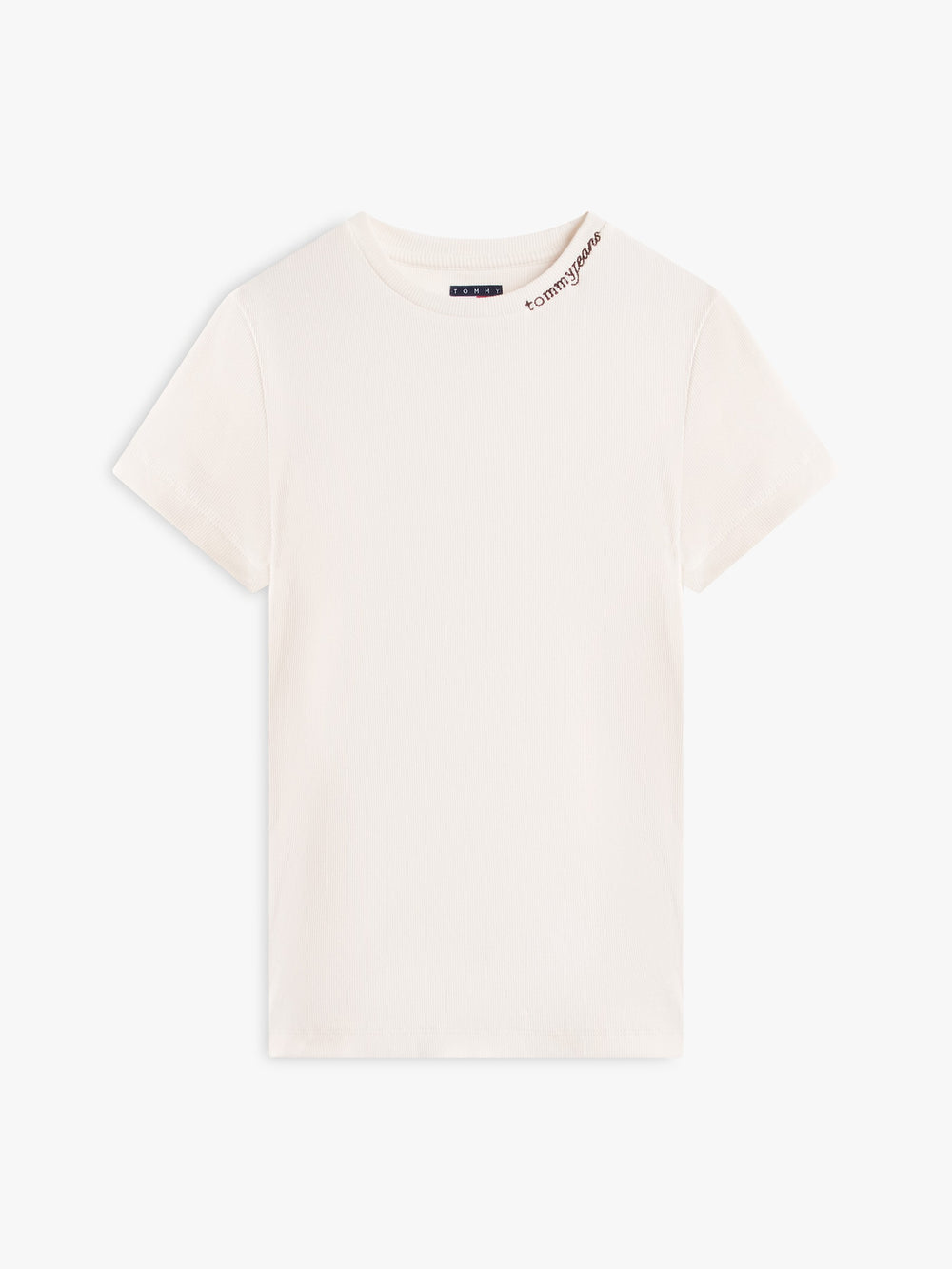 Solid Slim Fit Short Sleeve Ribbed T-Shirt