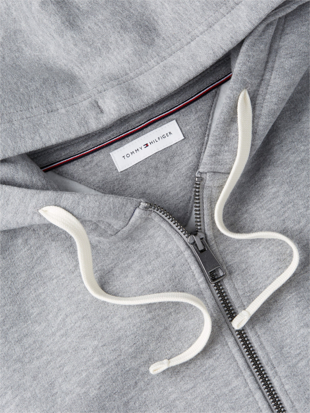 Zip Thru Solid Fleece Hoodie