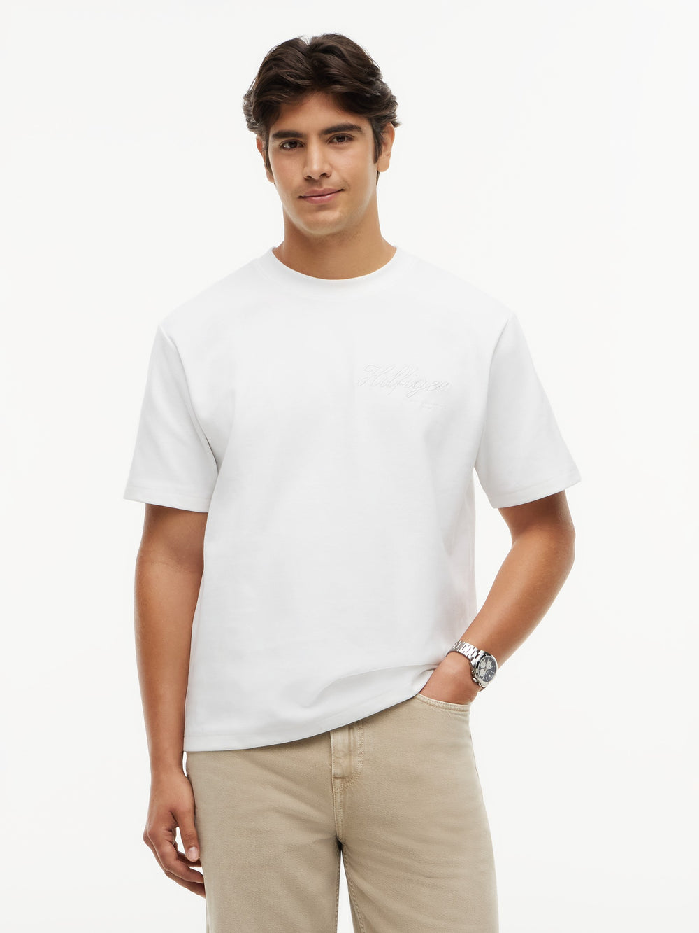 Relaxed Fit Tonal Logo Tshirt