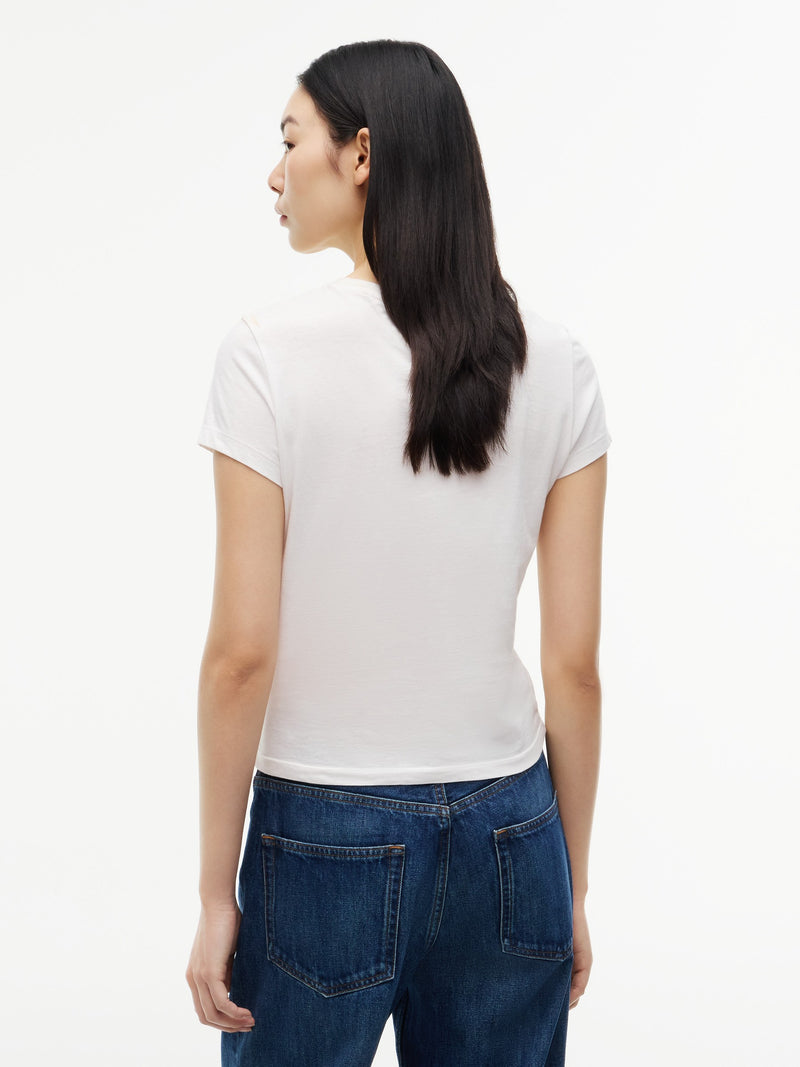 Solid Slim Fit Half Sleeve Cotton Jersey T-Shirt