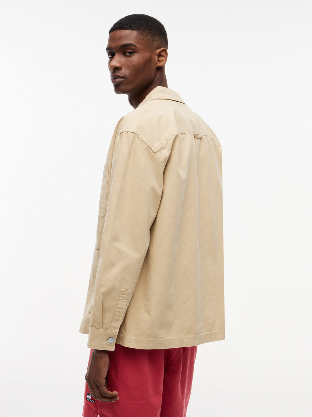 Oversized Fit Washed Overshirt Shirt