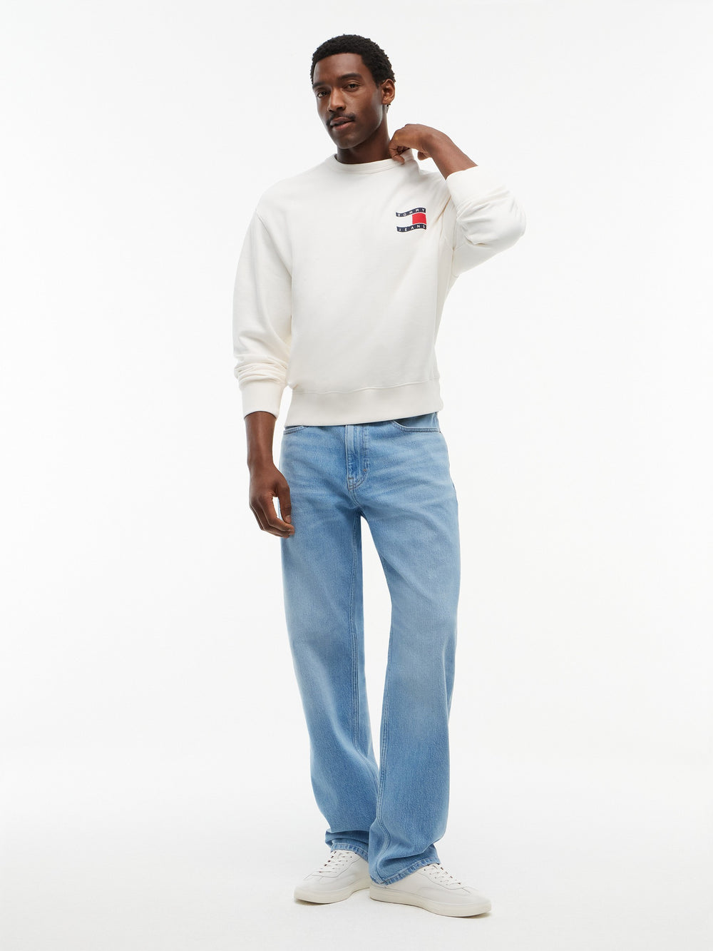 Men Otis Regular Straight Light Wash Jeans