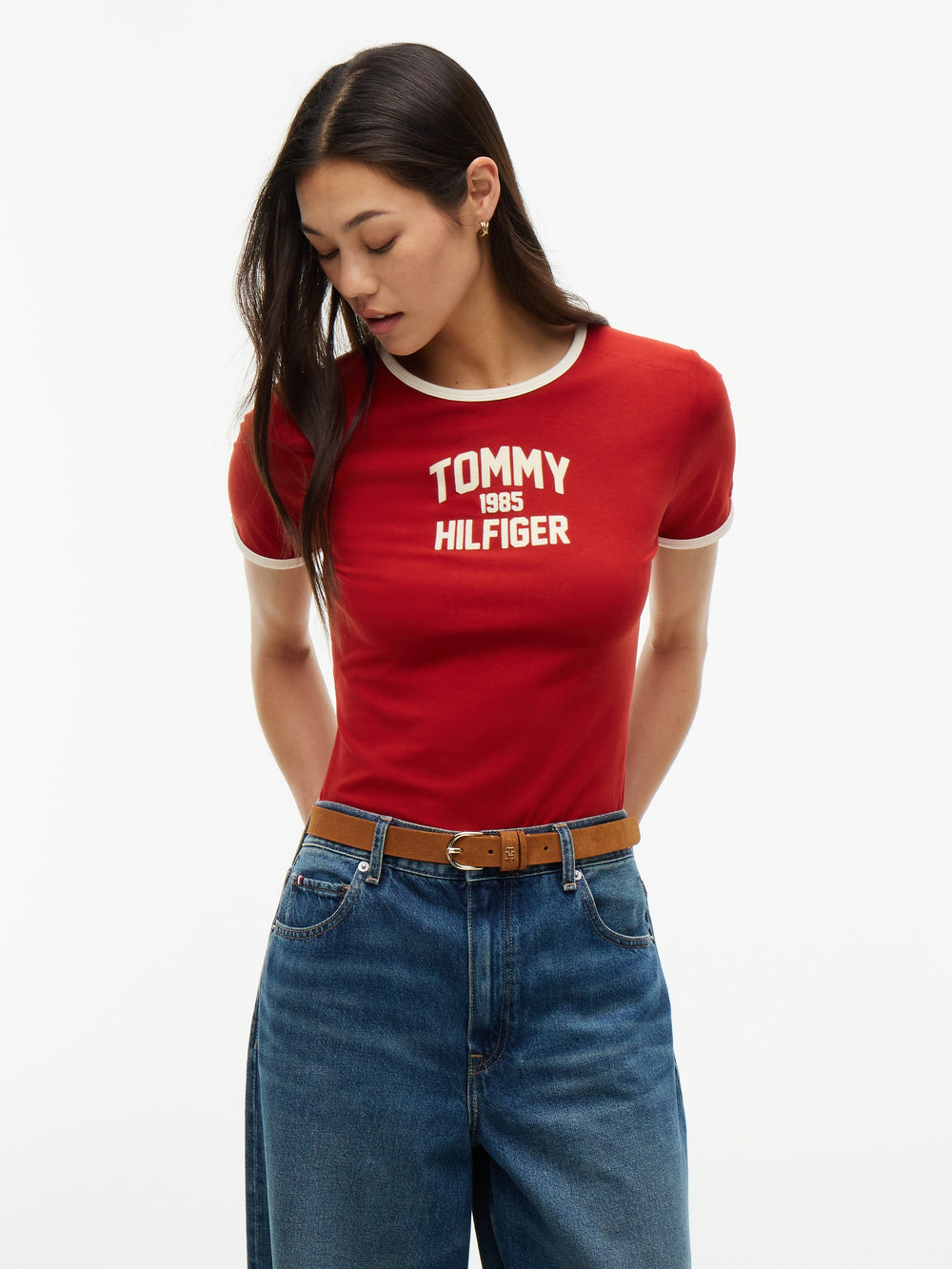Solid Slim Fit Half Sleeve Cotton Jersey T-Shirt