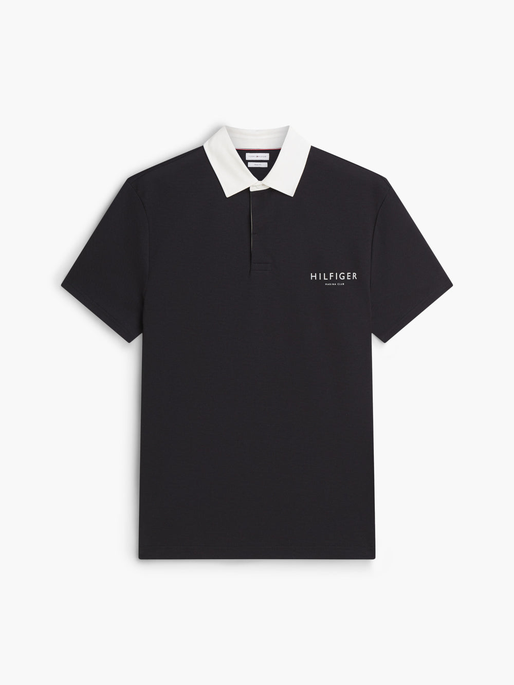 Contrast Collar Rugby Polo