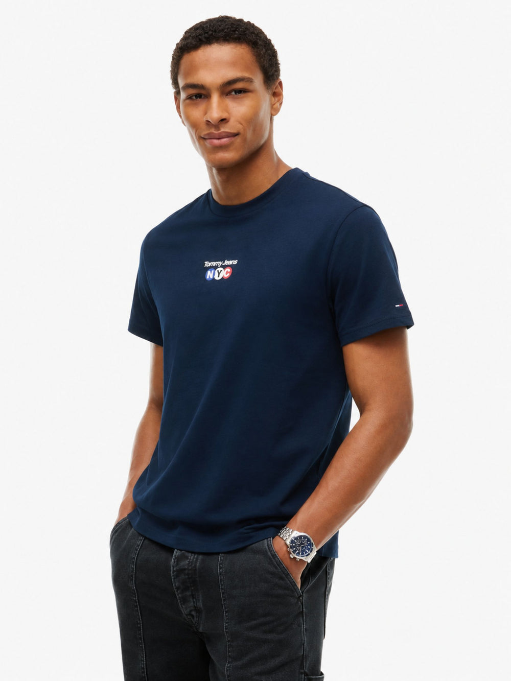Slim Fit Nyc Logo T-Shirt
