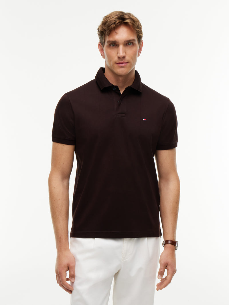 Regular Fit Jacquard Interlock Polo