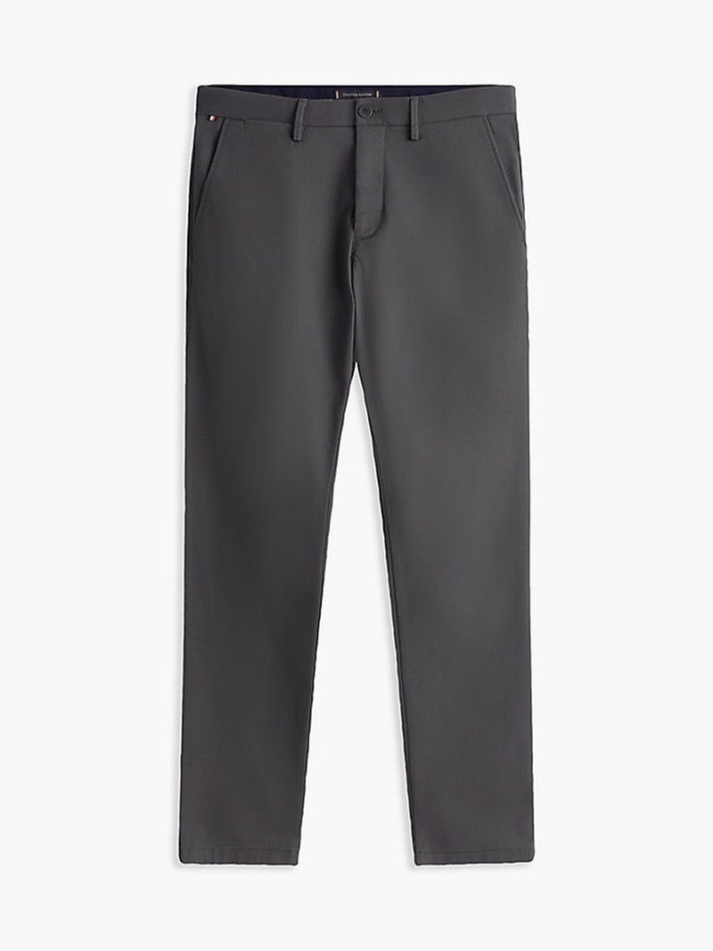 Men Slim Tapered Fit 1985 Cotton Trouser